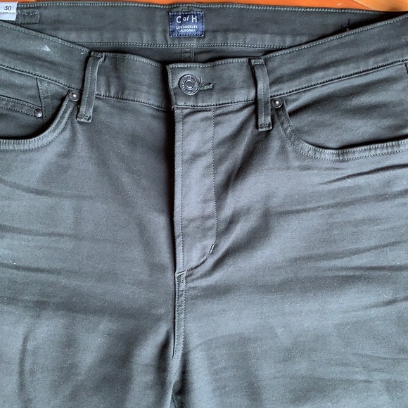 Citizens of Humanity Dark Olive/black pants NWT 30 - Picture 1 of 4